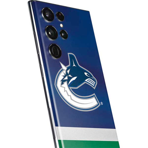 NHL Vancouver Canucks Jersey Galaxy S22 Ultra Skin