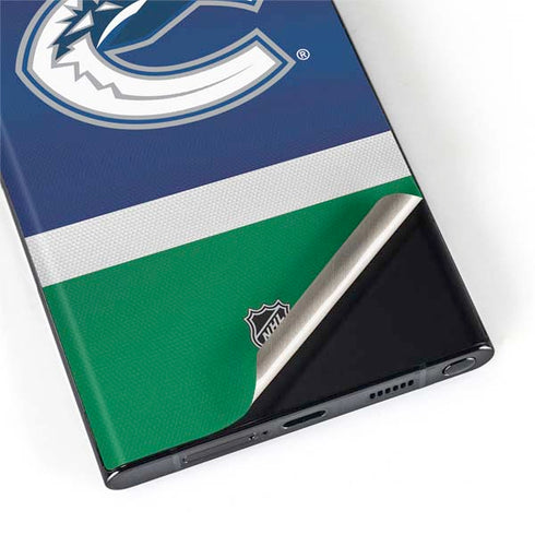 NHL Vancouver Canucks Jersey Galaxy S22 Ultra Skin