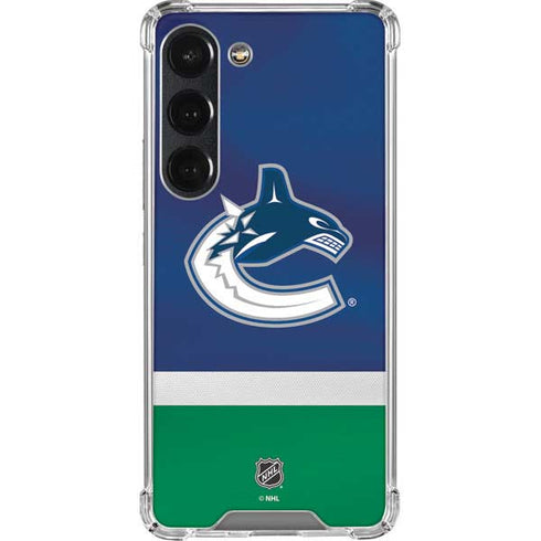 NHL Vancouver Canucks Jersey Galaxy S23 Clear Case