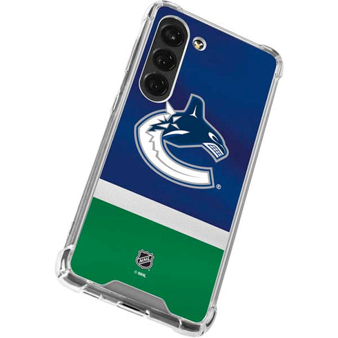 NHL Vancouver Canucks Jersey Galaxy S23 Clear Case