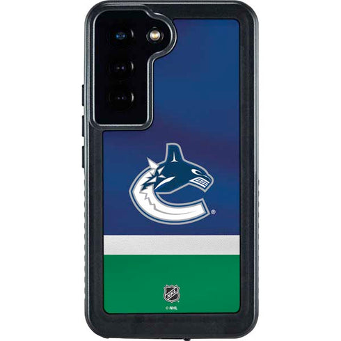 NHL Vancouver Canucks Jersey Galaxy S23 Waterproof Case