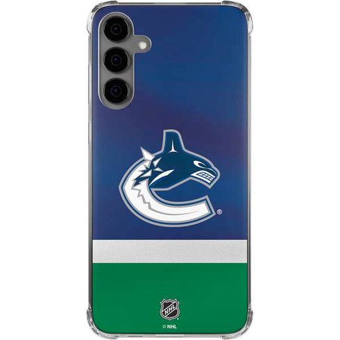 NHL Vancouver Canucks Jersey Galaxy S24 Plus Clear Case