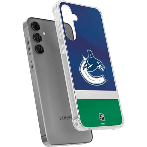NHL Vancouver Canucks Jersey Galaxy S24 Plus Clear Case