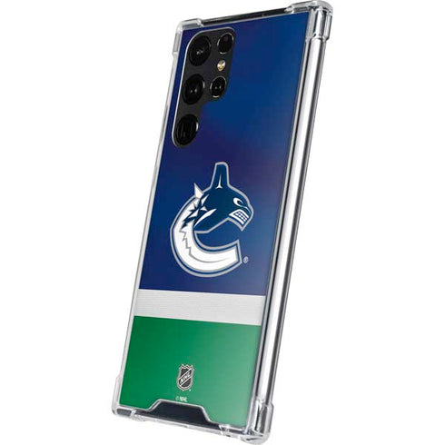 NHL Vancouver Canucks Jersey Galaxy S24 Ultra Clear Case