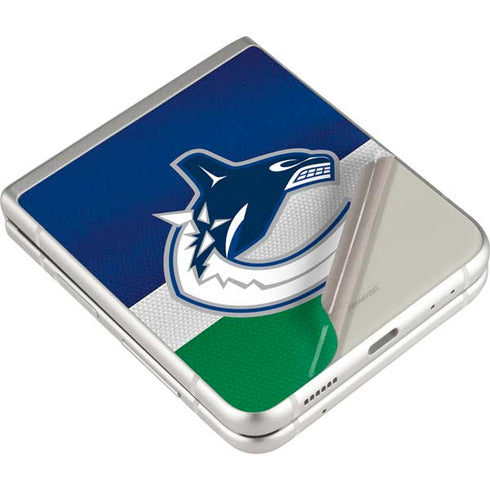 NHL Vancouver Canucks Jersey Galaxy Z Flip3 5G Skin