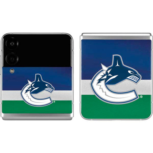 NHL Vancouver Canucks Jersey Galaxy Z Flip4 5G Skin
