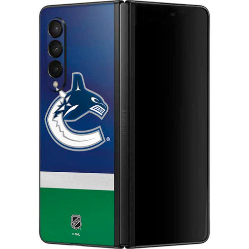 NHL Vancouver Canucks Jersey Galaxy Z Fold3 5G Skin