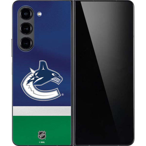 NHL Vancouver Canucks Jersey Galaxy Z Fold5 5G Skin