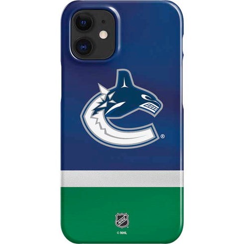 NHL Vancouver Canucks Jersey iPhone 12 Mini Lite Case
