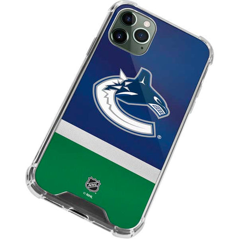 NHL Vancouver Canucks Jersey iPhone 12 Pro Clear Case
