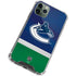 NHL Vancouver Canucks Jersey iPhone 12 Pro Clear Case