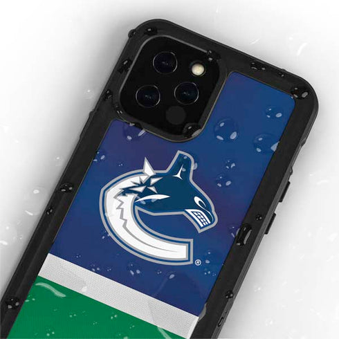 NHL Vancouver Canucks Jersey iPhone 12 Pro Waterproof Case