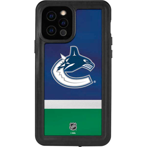 NHL Vancouver Canucks Jersey iPhone 12 Pro Waterproof Case