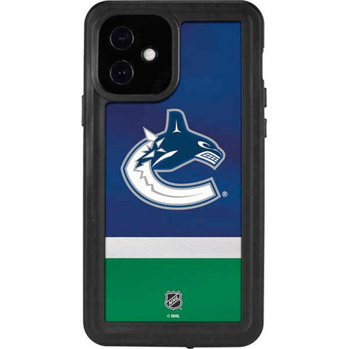 NHL Vancouver Canucks Jersey iPhone 12 Waterproof Case