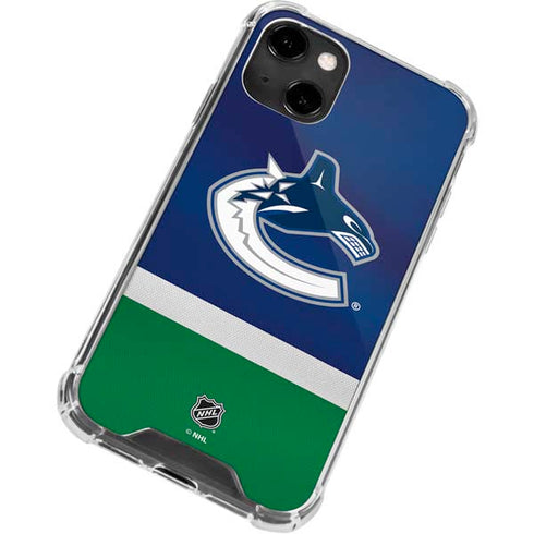 NHL Vancouver Canucks Jersey iPhone 14 Clear Case