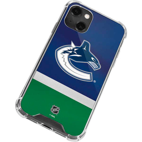 NHL Vancouver Canucks Jersey iPhone 14 Plus Clear Case