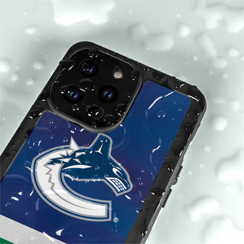 NHL Vancouver Canucks Jersey iPhone 14 Pro Max Waterproof Case