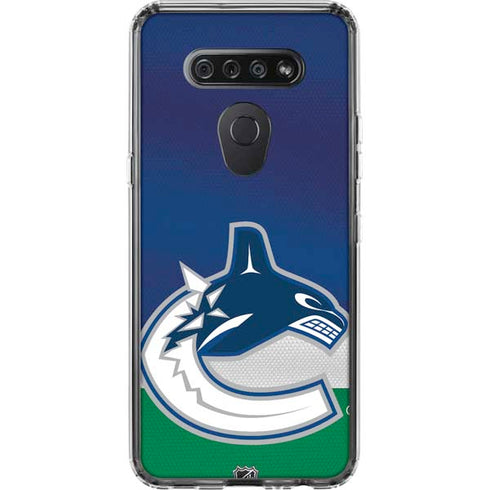 NHL Vancouver Canucks Jersey LG K51/Q51 Clear Case