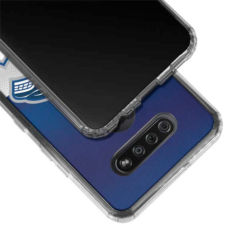 NHL Vancouver Canucks Jersey LG K51/Q51 Clear Case