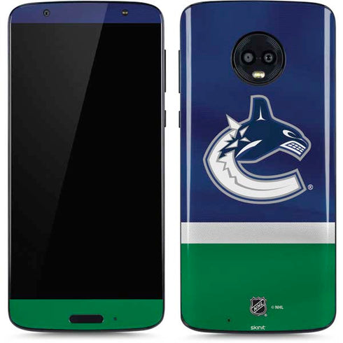 NHL Vancouver Canucks Jersey Moto G6 Skin