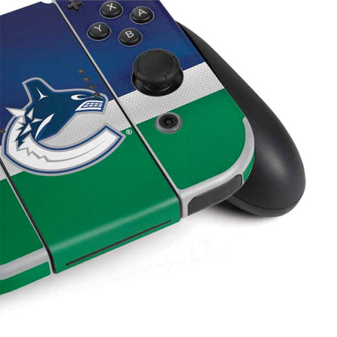 NHL Vancouver Canucks Jersey Nintendo Switch OLED (2021) Skin