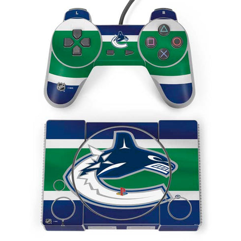 NHL Vancouver Canucks Jersey PlayStation Classic Bundle Skin