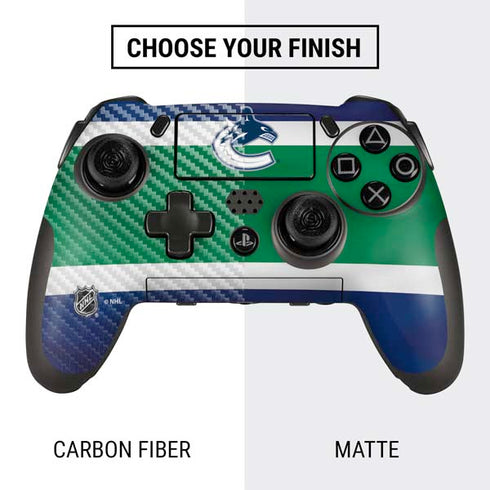 NHL Vancouver Canucks Jersey PlayStation Scuf Vantage 2 Controller Skin