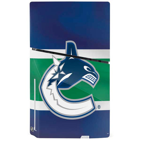 NHL Vancouver Canucks Jersey PS5 Slim Disk Console Skin