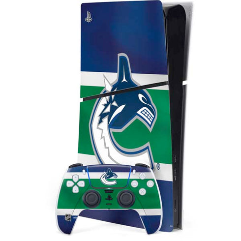 NHL Vancouver Canucks Jersey PS5 Slim Digital Edition Bundle Skin