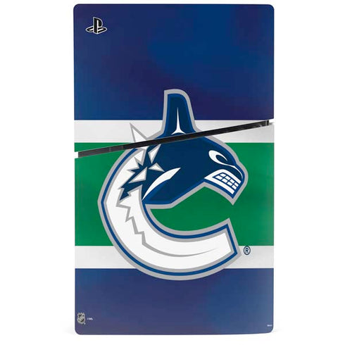 NHL Vancouver Canucks Jersey PS5 Slim Digital Edition Console Skin