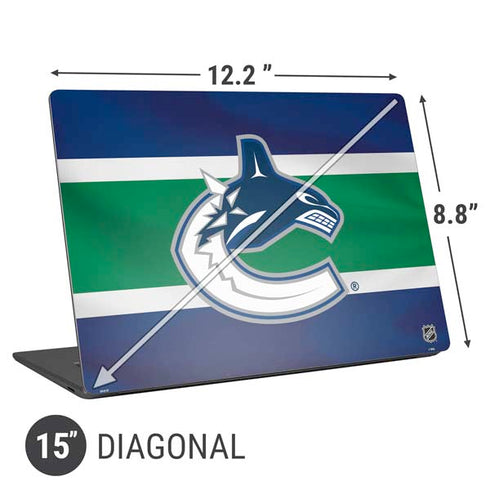 NHL Vancouver Canucks Jersey Universal Laptop 15in (12.2 x 8.8in) Skin