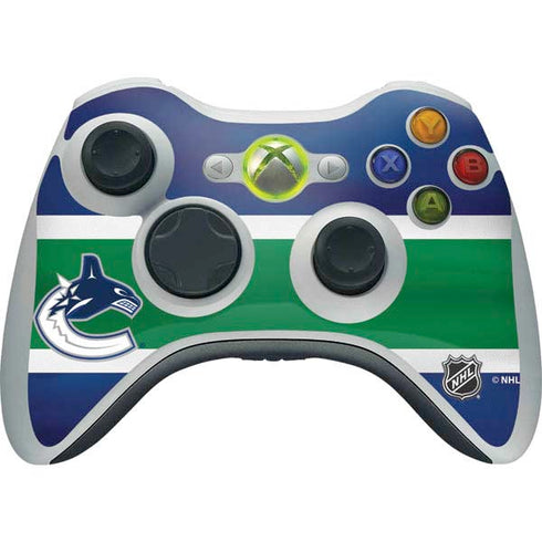 NHL Vancouver Canucks Jersey Xbox 360 Wireless Controller Skin