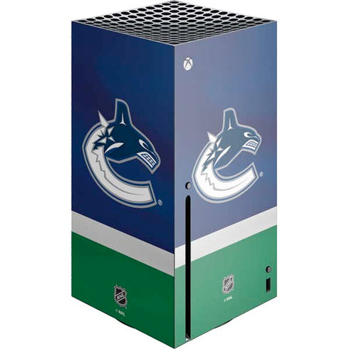 NHL Vancouver Canucks Jersey Xbox Series X Console Skin