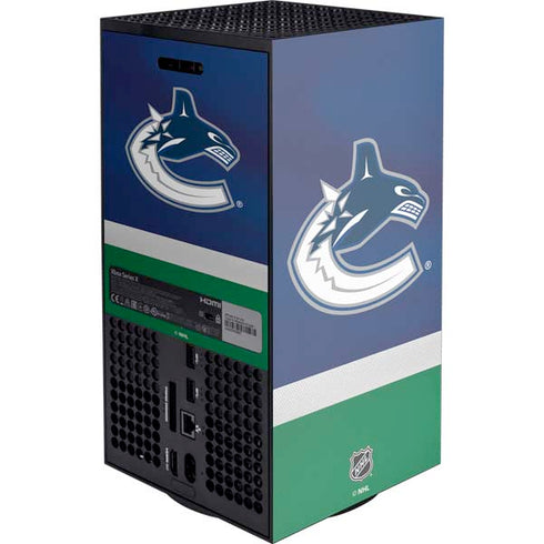 NHL Vancouver Canucks Jersey Xbox Series X Console Skin