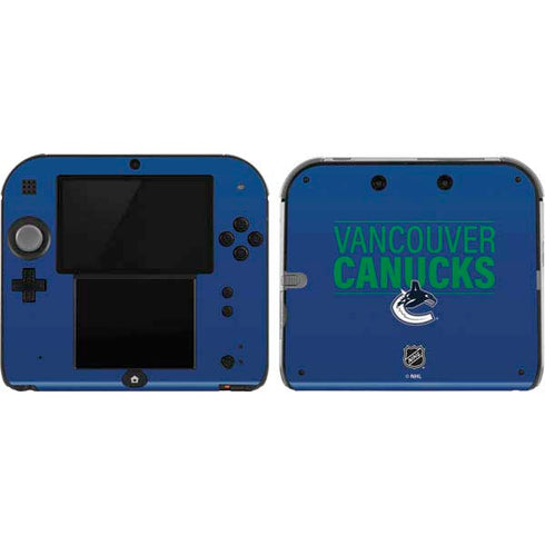 NHL Vancouver Canucks Lineup Nintendo 2DS Skin