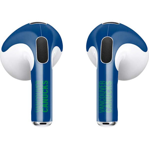 NHL Vancouver Canucks Lineup Apple AirPods (3rd Gen 2021) Skin