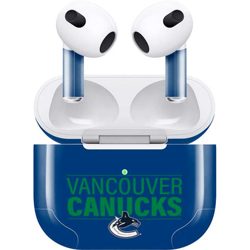 NHL Vancouver Canucks Lineup Apple AirPods (3rd Gen 2021) Skin