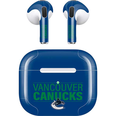 NHL Vancouver Canucks Lineup Apple AirPods (3rd Gen 2021) Skin