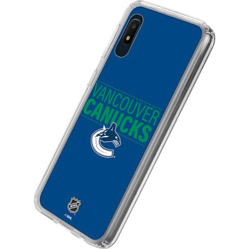 NHL Vancouver Canucks Lineup Galaxy A10e Clear Case