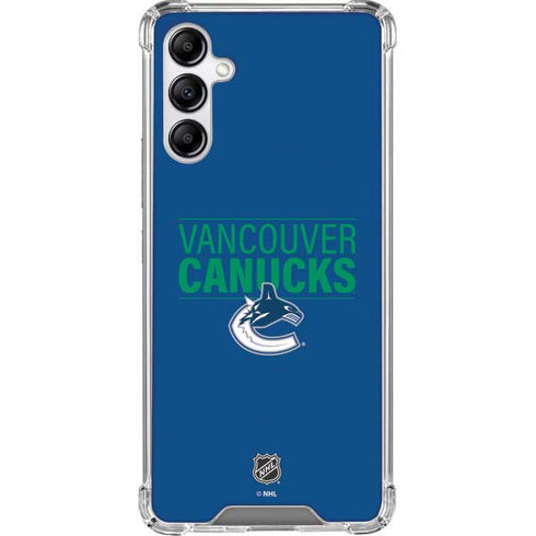 NHL Vancouver Canucks Lineup Galaxy A14 5G Clear Case