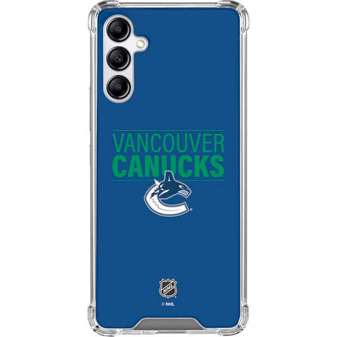 NHL Vancouver Canucks Lineup Galaxy A15 5G Clear Case