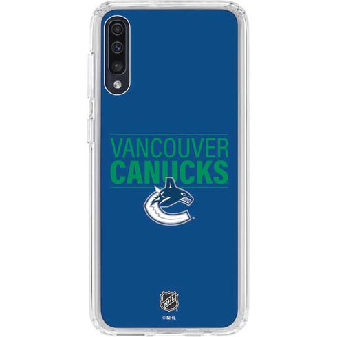 NHL Vancouver Canucks Lineup Galaxy A50 Clear Case