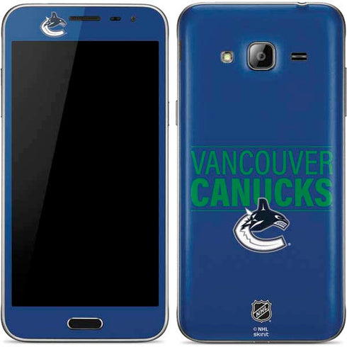 NHL Vancouver Canucks Lineup Galaxy J3 Skin