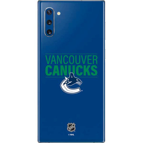 NHL Vancouver Canucks Lineup Galaxy Note 10 Skin