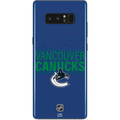 NHL Vancouver Canucks Lineup Galaxy Note 8 Skin