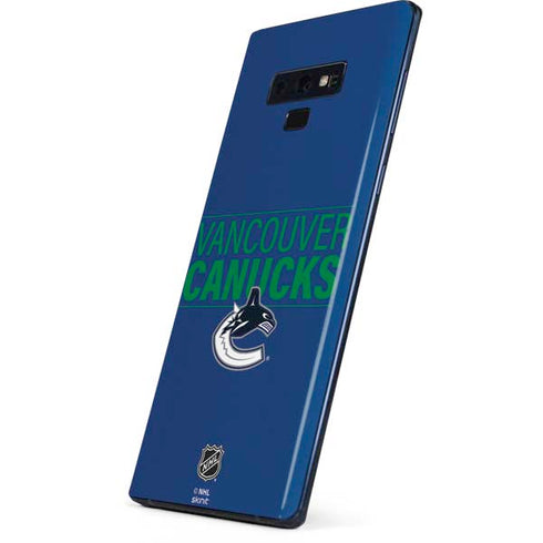 NHL Vancouver Canucks Lineup Galaxy Note 9 Skin