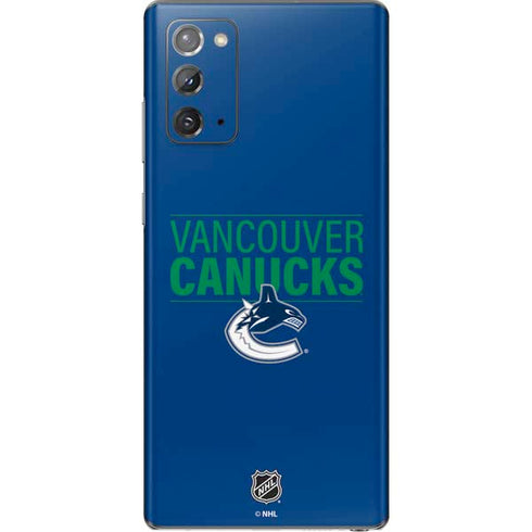 NHL Vancouver Canucks Lineup Galaxy Note20 5G Skin
