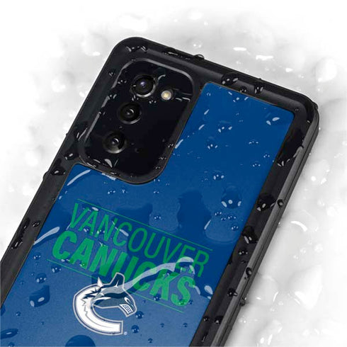 NHL Vancouver Canucks Lineup Galaxy Note20 5G Waterproof Case