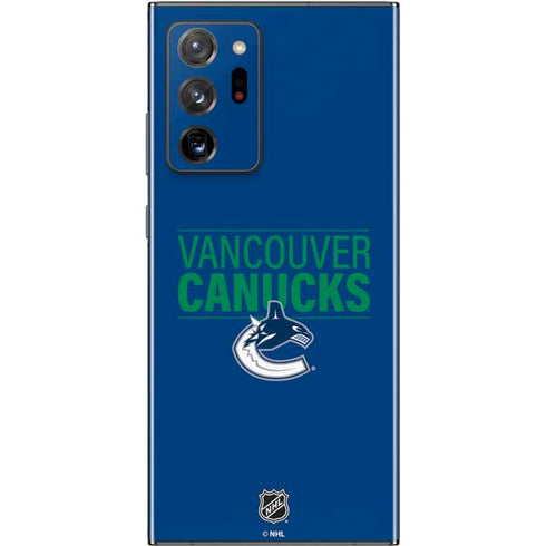NHL Vancouver Canucks Lineup Galaxy Note20 Ultra 5G Skin