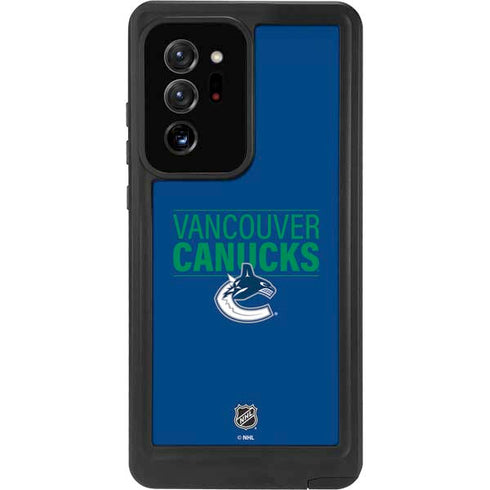 NHL Vancouver Canucks Lineup Galaxy Note20 Ultra 5G Waterproof Case